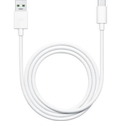 image OPPO - Câble USB Type C SuperVooc, charge ultra rapide, 1 mètre - Blanc