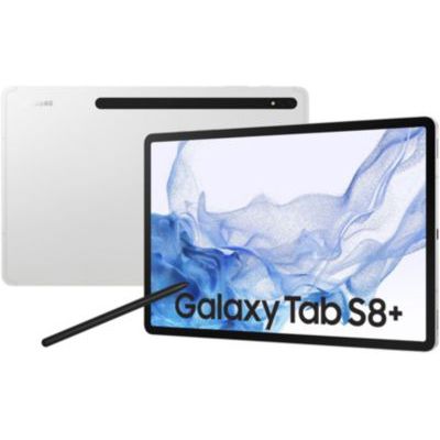 image Samsung Galaxy Tab S8+ 12.4'' 128 Go Argent WIFI - S Pen inclus