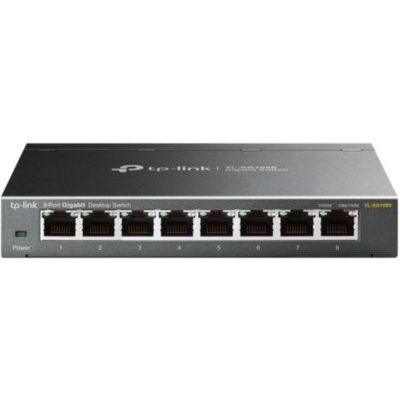 image TP-Link TL-SG108 Switch Ethernet 8 ports Gigabit Hub RJ45 metallique 10/100/1000 Mbps, IGMP Snooping, switch RJ45 idéal pour étendre le réseau câblé pour les bureaux à domicile