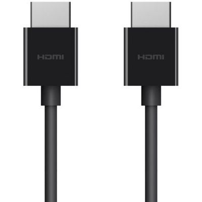 image Belkin Cble HDMI 2.1 Ultra Haute Vitesse Premium, 4K / Dolby Vision HDR, Idéal Pour L'Apple TV, 2 M De Long - Noir