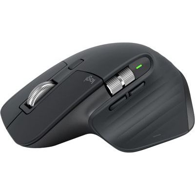 image Logitech MX Master 3S - Souris Performante Sans Fil avec Défilement Ultra-Rapide, Ergonomique, DPI 8K, Suivi sur Verre, Clics Silencieux, USB-C, Bluetooth, Windows, Linux, Chrome - Gris foncé