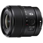 image produit Sony SEL15F14G | Objectif E 15 mm F1.4 G, Grand Angle série G Super35 / APS-C (SEL15F14G) Noir