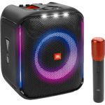 image produit JBL PartyBox Encore – Enceinte de soirée portable avec effets lumineux et basses profondes – Son de 100 W – IPX4 et Résistant aux éclaboussures – Autonomie de 10 hrs - Noir