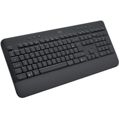 Logitech Signature K650, Clavier sans fil Ergonomique Entier avec Repose-Poignets, BLE Bluetooth, USB Logi Bolt, Touches Silencieuses Pavé Numérique, Compatible PC/Windows/Mac, AZERTY Français - Gris image Logitech Signature K650, Clavier sans fil Ergonomique Entier avec Repose-Poignets, BLE Bluetooth, USB Logi Bolt, Touches Silencieuses Pavé Numérique, Compatible PC/Windows/Mac, AZERTY Français - Gris