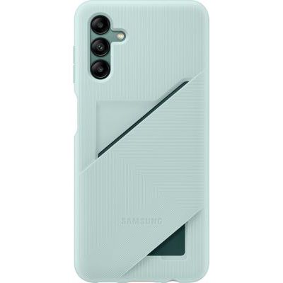 image Samsung Coque Officielle Galaxy A04s avec Fente pour Carte Vert Turquoise