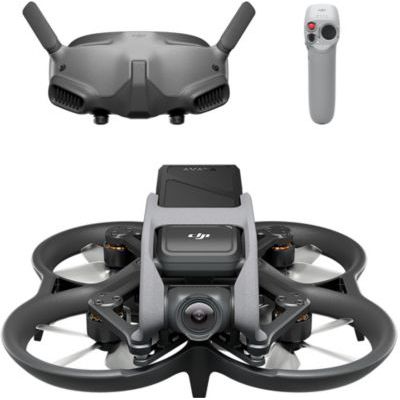 image Bundle DJI Avata Pro-View (DJI Goggles 2) - Drone UAV quadricoptère, vue subjective, vidéo stabilisée 4K, FOV 155°, protection d’hélice, transmission HD faible latence, freinage d’urgence