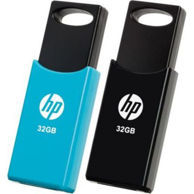 image PENDRIVE HP 32GB USB2.0 V212W Noir - Pack 2 PENDRIVES