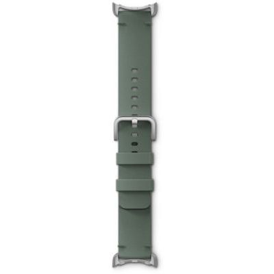 image Google Pixel Watch Bracelet en cuir artisanal – Vert, Small