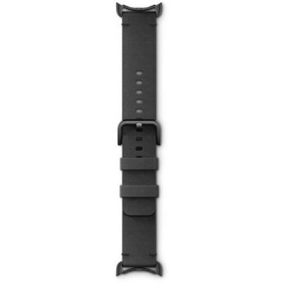 image Google Pixel Watch Bracelet en cuir artisanal – Noir, Large