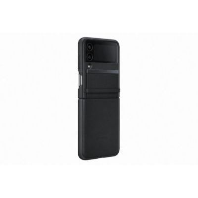 image Samsung Galaxy Z Flip4 Etui à Rabat en Cuir Noir
