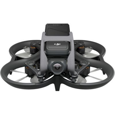 image DJI Avata - Drone UAV quadricoptère, vue subjective, vidéo stabilisée 4K, FOV 155°, protection d’hélice, transmission HD faible latence, freinage d’urgence, vol stationnaire, noir