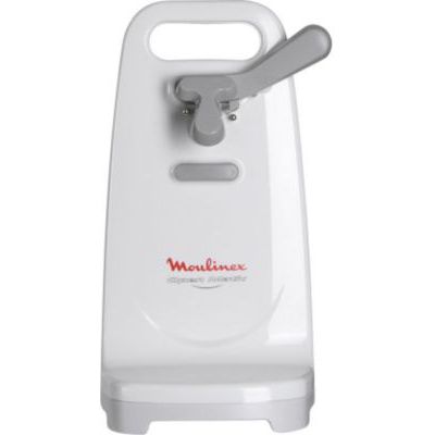 image Moulinex DJJ152 Ouvre-Boîte Électrique Openmatic Ouverture Facile Boîtes de Conserves Molette Aimantée 50W Blanc