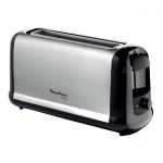 image produit MOULINEX Subito inox Grille pain 1 longue fente toaster Thermostat 7 positions Décongelation Rechauffage Remontée extra haute LS260800 - livrable en France