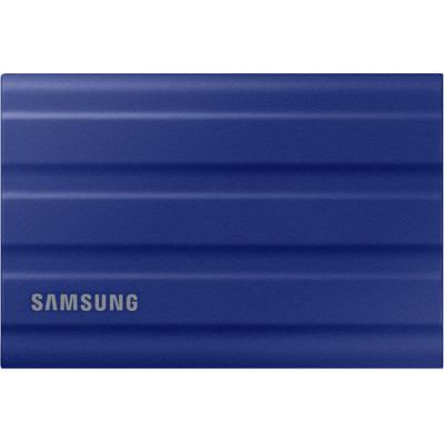 image Samsung SSD Externe T7 Shield, 1 To, Bleu, MU-PE1T0R/EU, vitesse de lecture/écriture jusqu'à 1050Mo/s, USB 3.2 Gen 2