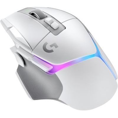 image Logitech G G502 X PLUS LIGHTSPEED Souris Gaming RVB Sans Fil - Souris optique boutons hybrides LIGHTFORCE, LIGHTSYNC RVB, Capteur gaming HERO 25K, Compatible avec PC - macOS/Windows - Blanc