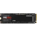 image produit Samsung SSD 990 Pro NVMe M.2 Pcle 4.0, SSD Interne, Capacité 2 To, Vitesse de lecture jusqu'à 7 450 Mo/s, Gestion Intelligente de la Chaleur avec Revêtement en Nickel, MZ-V9P2T0BW - livrable en France