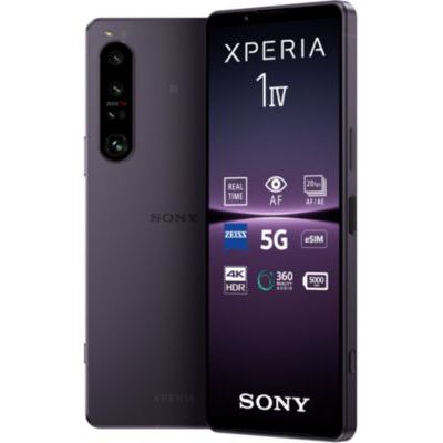 image Sony Xperia 1 IV - Smartphone Android, Téléphone Portable 6.5 Pouces 21:9 CinemaWide 4K HDR OLED - Taux de rafraichissement de 120Hz - Véritable Zoom Optique - rêvetement Zeiss T* (Violet)