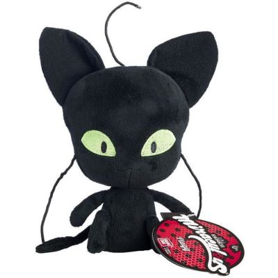image Bandai - Miraculous Ladybug - Peluche 15 cm - Plagg, le Kwami noir de la destruction - 39831