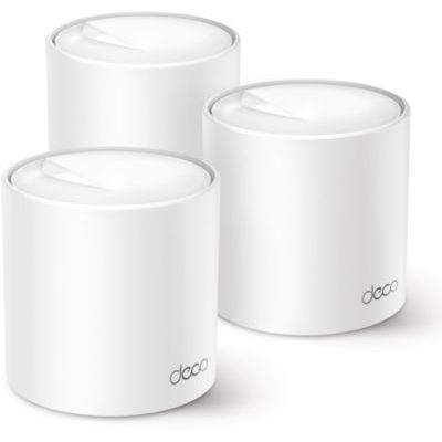 image TP-Link Deco WiFi 6 Mesh AX3000Mbps Deco X50(3-pack), Système WiFi 6 pour Toute la Maison, Couverture de 550㎡, Installation Facile, Contrôle Parental, Compatible avec toutes les Box Fibre