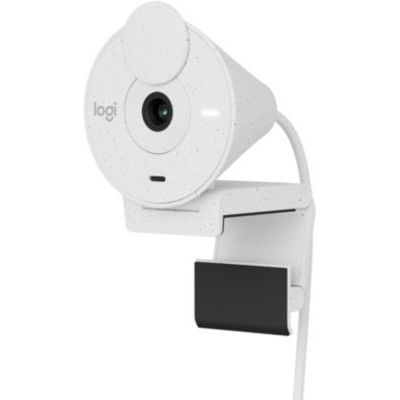 image Logitech Brio 300 Webcam Streaming Full HD avec confidentialité, Micro à réduction de Bruit, USB-C, Certifié pour Zoom H390 Casque Filaire pour PC/Ordinateur Portable, Casque Stéréo