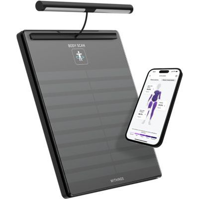 image Pèse personne connecté WITHINGS Body Scan noir