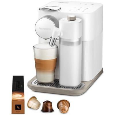 image Nespresso De'Longhi Machine à café Gran Lattissima EN640.W avec système de lait automatique, pression 19 bar, 1400 W, blanc, blanc