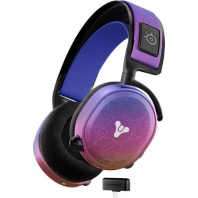 image SteelSeries Arctis 7+ Casque gaming sans fil – Destiny 2: Lightfall Edition – 2,4 GHz sans perte – USB-C – 7.1 Surround – Pour PC, PS4/5, Mac, Mobile, Switch – Éléments gratuits dans le jeu