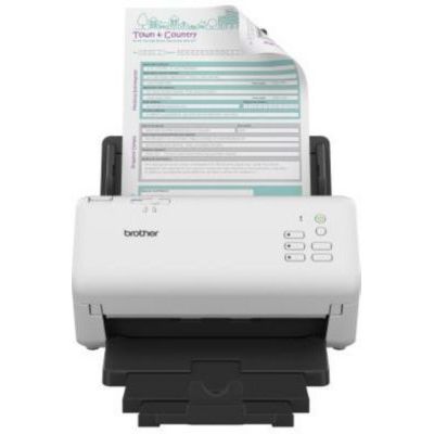 image BROTHER ADS-4300N | Scanner de Documents Bureautique | Recto - Verso | A4 | 40 Pages/Minute | Réseau Ethernet | Numérisation vers USB | ADF 80 Feuilles