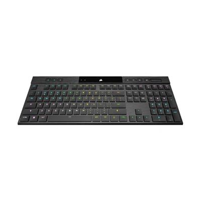 image CORSAIR K100 AIR WIRELESS RGB Keyboard Mandeacutercanique de Jeu Ultra-Mince -CHERRY MX Interrupteurs Tactiles et graveur Profil Bas - Bluetooth -Compatible iCUE -PC Mac PS5 PS4 Xbox - AZERTY FR- Noir