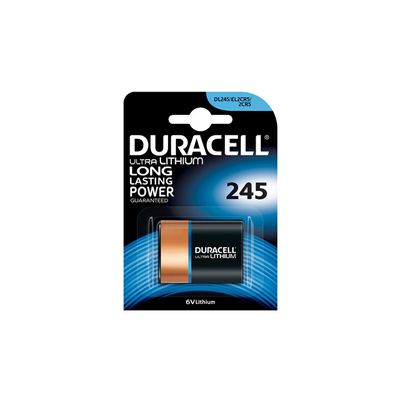 PSA Parts DURACELL Pile de flasque Ultra Photo 245, Oxyde de NA Quel (NIOX), 6 V, 1 pièce(S), 6 V, 36 mm