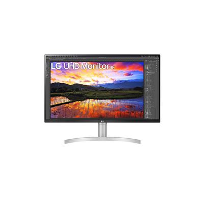 image LG UltraFine™ 32UN650P-W Ecran PC 4K 32" - dalle IPS résolution UHD 4K (3840x2160), 5ms GtG 60Hz, HDR 10, DCI-P3 95%, AMD FreeSync, inclinable, réglable en hauteur, haut-parleurs intégrés