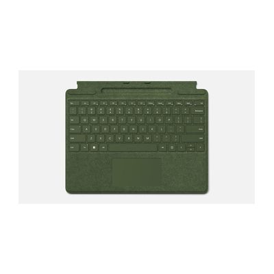 image Microsoft Surface Clavier Signature Keyboard, Vert Forêt, Compatible Surface Pro 8, Pro 9 et Pro X (Clavier AZERTY)