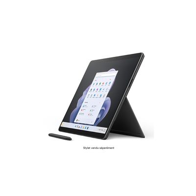 image Microsoft Surface Pro 9 - Wifi Ordinateur Portable (Windows 11 Home, écran tactile 13'', 16 Go RAM, 512 Go SSD, Intel EVO Core i7) Graphite