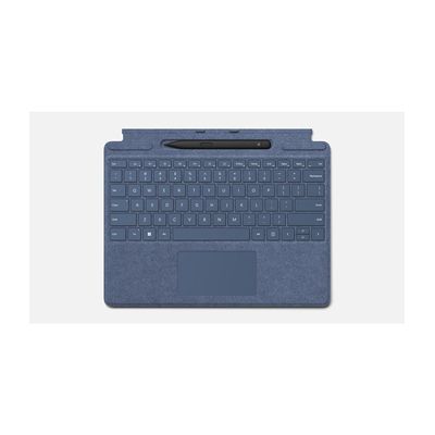 image Microsoft Surface Clavier Signature Keyboard Bleu Saphir + Stylet Surface Slim Pen 2, Compatible Surface Pro 8, Pro 9 et Pro X (Clavier AZERTY)