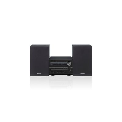 image Panasonic SC-PM250BEGK Système Micro Hi-FI à 2 canaux, Radio numérique Dab+, Lecteur CD, Bluetooth, USB, Audio de Haute qualité, Basses puissantes et sonores, Design Compact et élégant, Noir