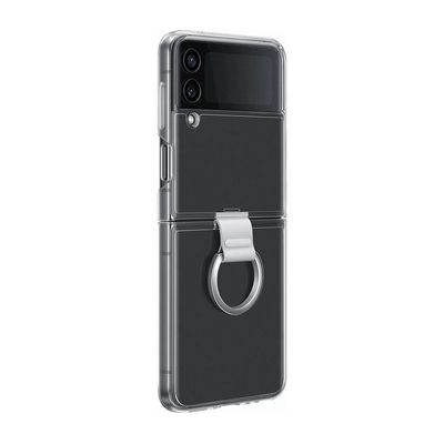 image Samsung Coque Officielle Transparente avec Anneau pour Galaxy Z Flip4