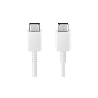 image Samsung EP-DX310 Câble de Données pour le Chargement, USB Type-C vers USB Type-C (3A, 1,8 m), Blanc