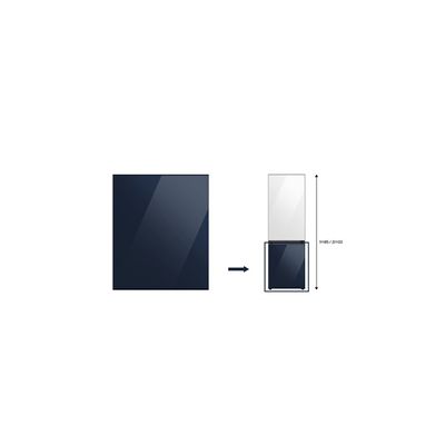 image Accessoire Réfrigérateur et Congélateur Samsung PANNEAU BAS GLAM NAVY - RA-B23EBB41GM BESPOKE