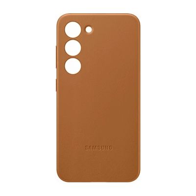 image Sam Leather Cover für Galaxy S23 Camel Camel/Beige