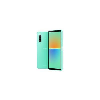 image Sony Xperia 10 IV - Smartphone Android, Téléphone Portable 6 Pouces 21:9 Wide OLED - Camera 3 Objectifs - Prise Jack 3.5 mm - 6Go RAM - 128Go Stockage - Double SIM Hybride (Menthe)