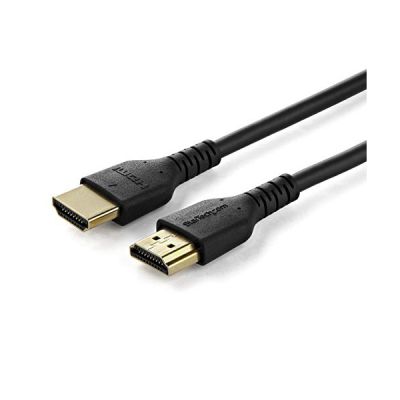 image StarTech.com Câble Premium HDMI 2.0 Certifié avec Ethernet 2m - UHD High Speed 4K 60Hz HDR - Résistant - Cordon Robuste M/M en Fibre d'Aramide - TPE - Écrans/TV/Affichages Ultra HD (RHDMM2MP)