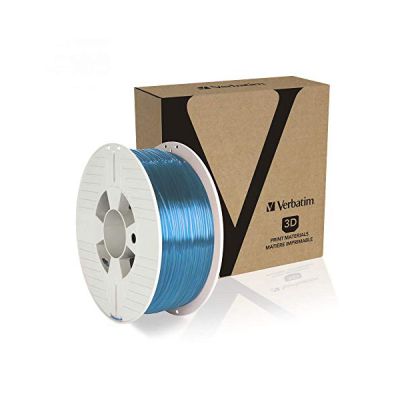 image Verbatim PET-G Filament 2 85 mm glycol polyéthylène téréphtalate glycol, Bleu transparent, 1 55056
