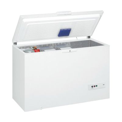 image Congélateur coffre Whirlpool WHM39112 - Froid statique / 390 litres / Blanc / A++ / Pose libre / Super isolé