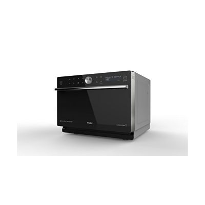 image Whirlpool MWP 3391 SB Comptoir Micro-onde combiné 33L 1000W Noir, Argent - Micro-ondes (33 L, 1000 W, Rotatif, Tactil, Noir, Argent)