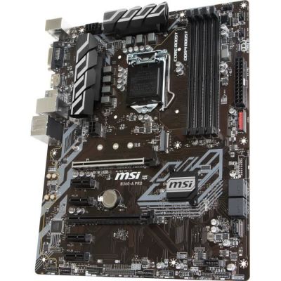 Intel B360-A Pro Carte mère MSI LGA1151 ATX