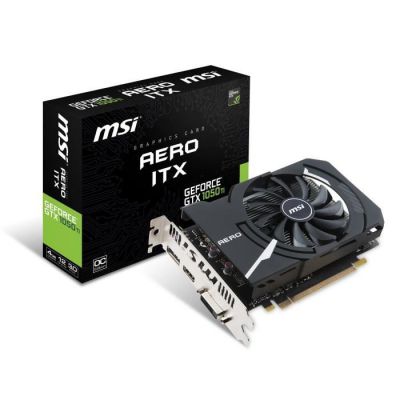 image MSI GTX 1050 TI Aero ITX 4G OCV1 Carte Graphique Nvidia GeForce GTX PCI Express