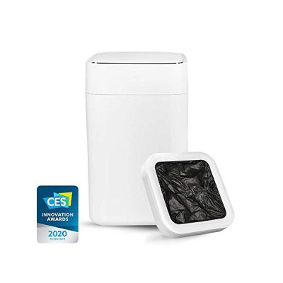 TOWNEW Conteneur à déchets intelligent, blanc, capacité de 15,5 litres