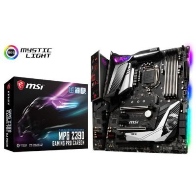 image MSI Carte mère MPG Z390 Gaming Pro Carbon, Intel Z390 - Socket 11 Noir