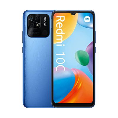 image Xiaomi Redmi 10C 17 cm (6.71") Double SIM Android 11 4G USB Type-C 4 Go 64 Go 5000 mAh Bleu