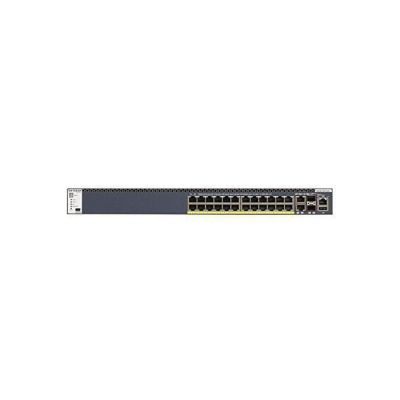 image Netgear GSM4328PB-100NES Switch manageable Stackable avec 24x1G PoE+ et 4x10G incluant 2x10GBASE-T and 2xSFP+ l ProSAFE M4300-28G-PoE+ (1,000W PSU)